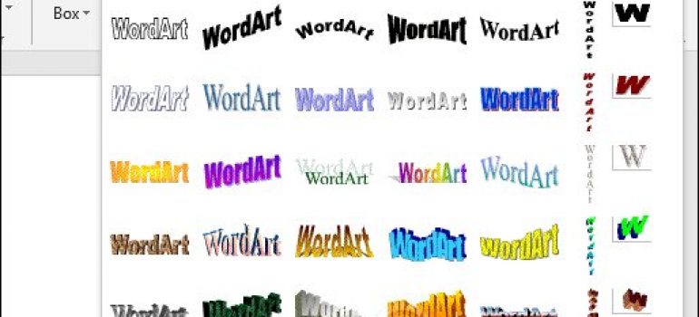 Cách tạo chữ nghệ thuật trong word 2007, 2010,2013,2016