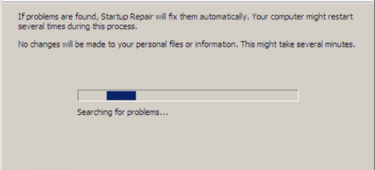 cách sửa lỗi startup repair